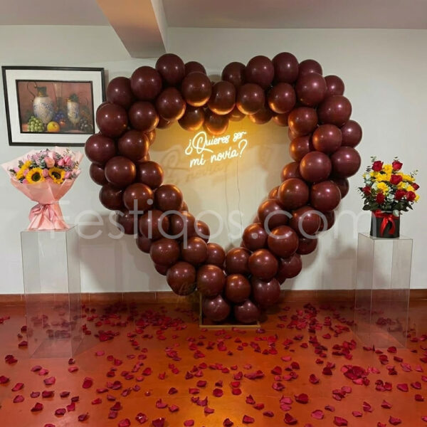 Decoración quieres ser mi novia en Cusco