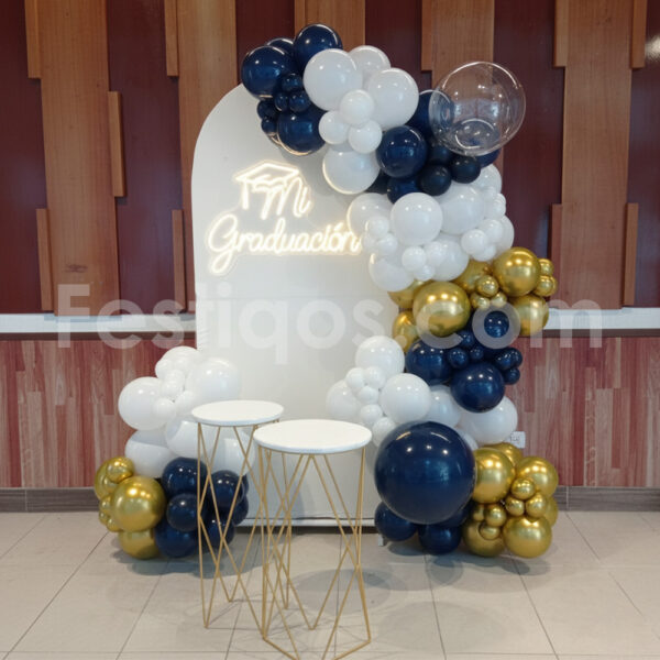 Decoración de globos para Graduación